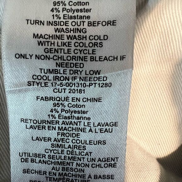 Current /Elliott light gray frayed ankle jeans size 28 rocker Emo, distressed - Picture 5 of 8